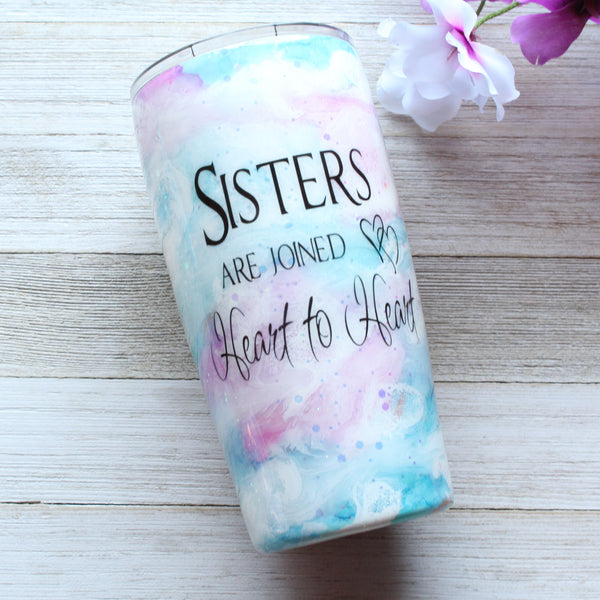 Water Color sister Tumbler