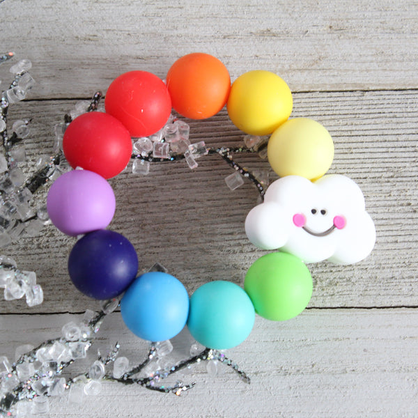 Rainbow Teething Ring