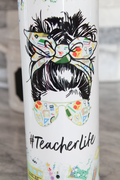 Teacher Life Sublimation Tumbler