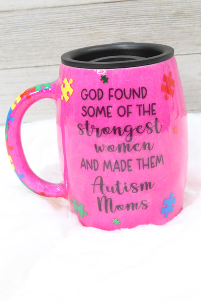 Strongest Women Autism Moms Mug