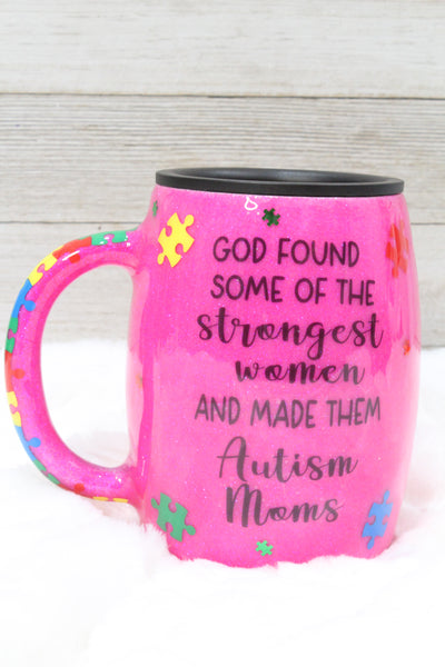 Strongest Women Autism Moms Mug