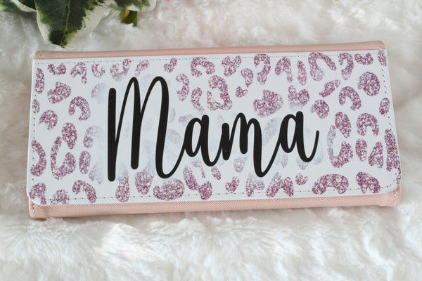 Pink Cheetah Mama Wallet