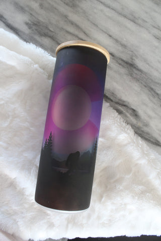 Colorado Sunset Bigfoot Glass Sublimation Tumbler