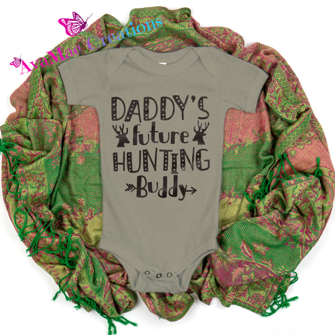 Daddy's Future Hunting Buddy Infant Bodysuit